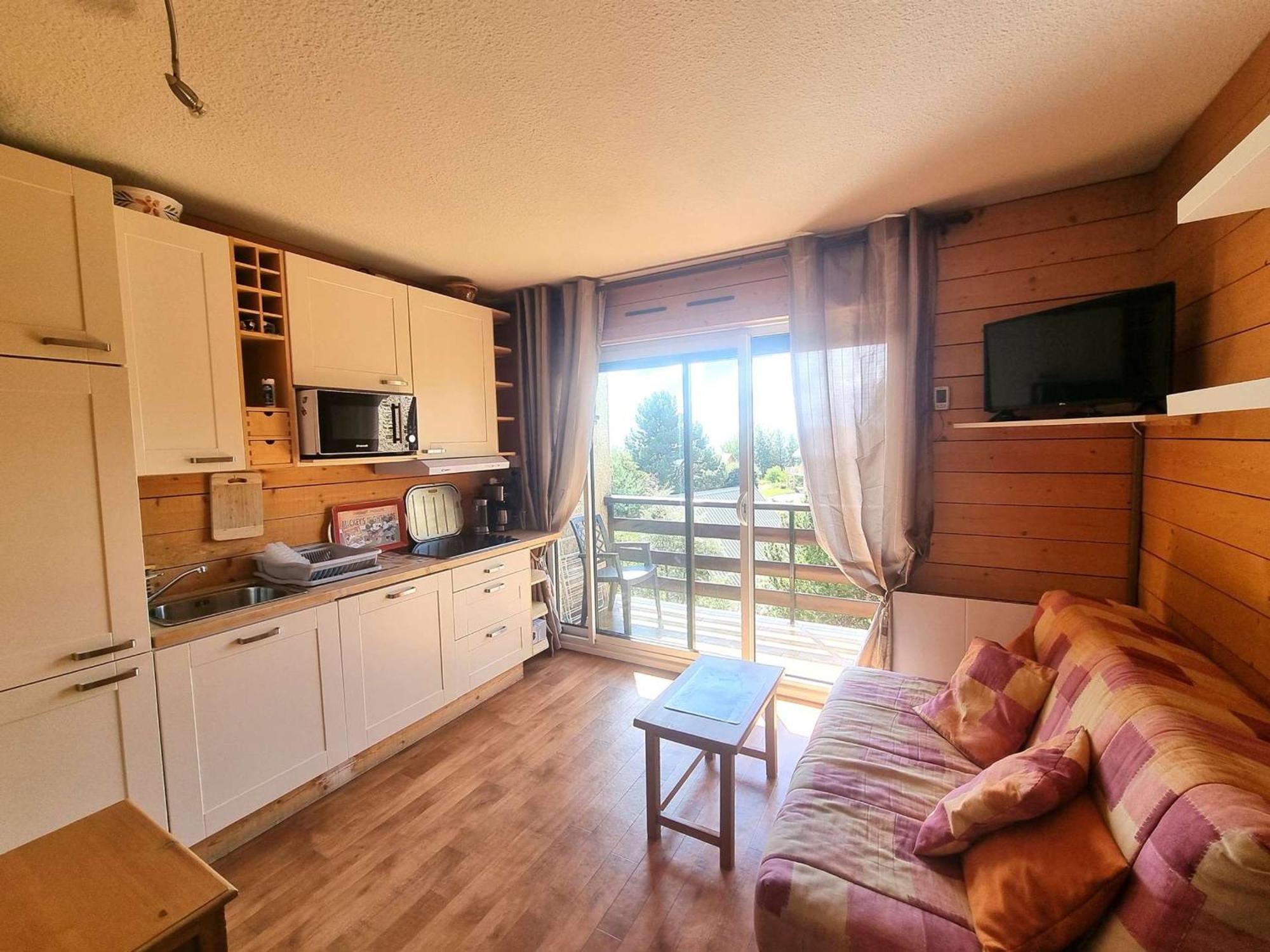 Studio 4/6 Pers., Chaillol 1600, Proche Ski/Rando, Balcon S/O, Tv, Lave-Vaisselle, Animaux Ok. - Fr-1-393-66 Saint-Michel-de-Chaillol Luaran gambar